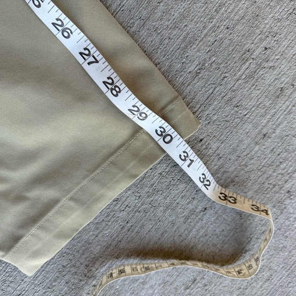 Lululemon Pants men's 34 khaki ABC Pant Classic Polyester Golf Golfer Warpstreme - Picture 2 of 5